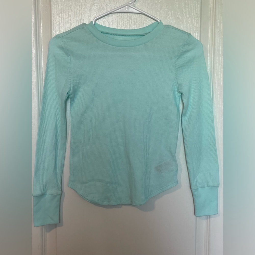 Gap Kids Girls Long Sleeve Waffle Shirt Size M